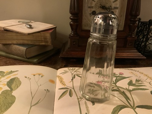 Vintage glass sugar - vintage,