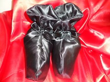 ADULT BABY SISSY BLACK SATIN