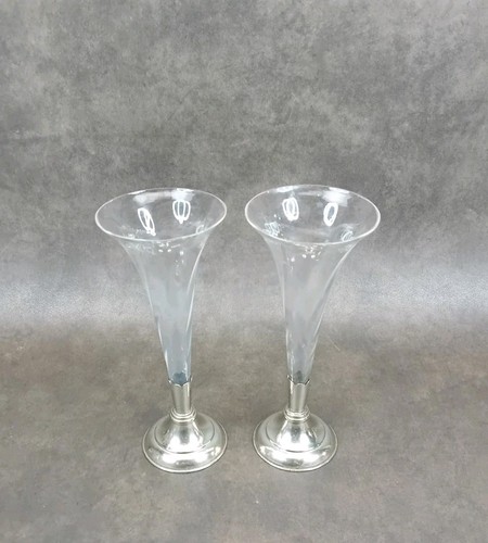 Pair vintage epns epergne - vintage,