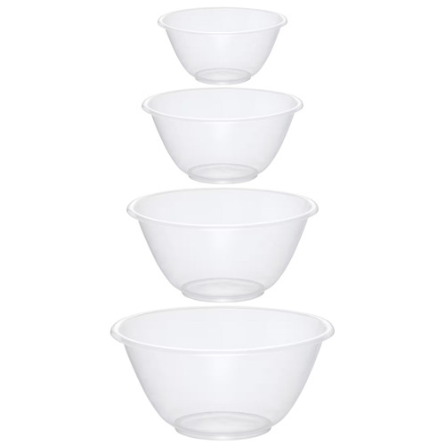 Emkay set clear plastic - of,
