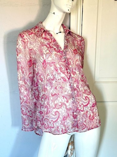 Zara pink paisley floaty - , shirt