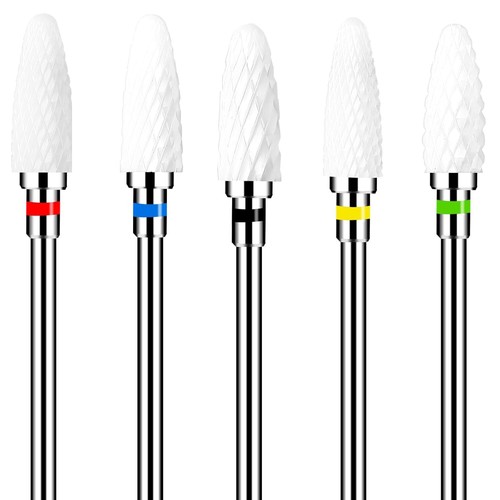 Ceramic nail drill bits set - ceramic,
