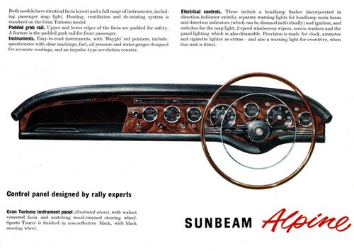 Sunbeam alpine series poster - series,