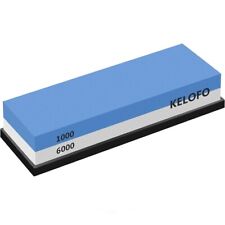 Dual Whetstone Waterstone Knife Sharpening Water Wet Stone Sharpener 1000/6000