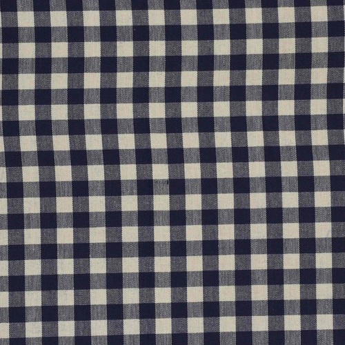 Gingham check navy - check, fabric