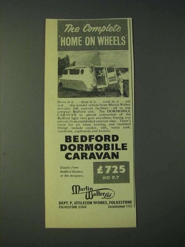 1958 bedford dormobile caravan - 1958,