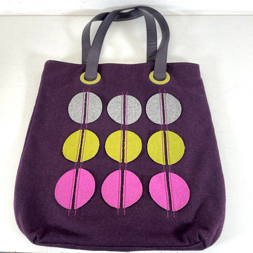 Boden purple felt tote - purple,