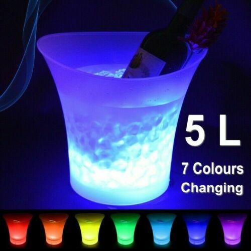 10pcs led ice bucket - 5l,