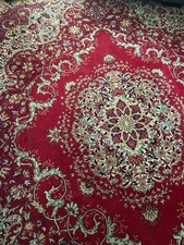 Red Wool Rug 7ft x 5ft