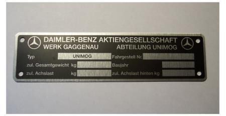 Mercedes unimog blank - mercedes,