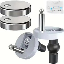 2x Toilet Seat Hinge Fixings