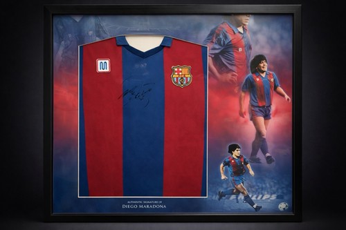 Signed diego maradona framed - diego,