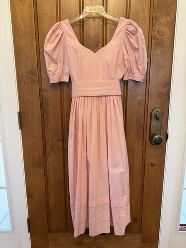 Vintage laura ashley pink midi - vintage,