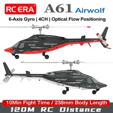 RC ERA A61 Airwolf Helicopter 4CH Optical Flow Positioning 6-axis Gyro Bell 222