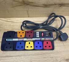 MONSTER POWER PC800 COMPUTER POWER CENTER AC 8 way UK Outlet Power Protection
