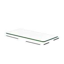 6mm clear tempered - tempered, shelf