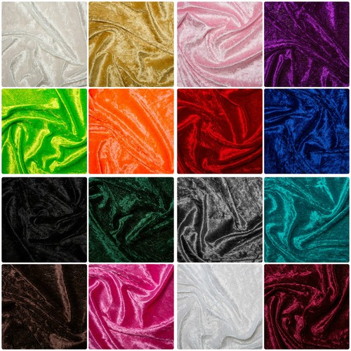 Crushed velvet velour fabric - velvet,