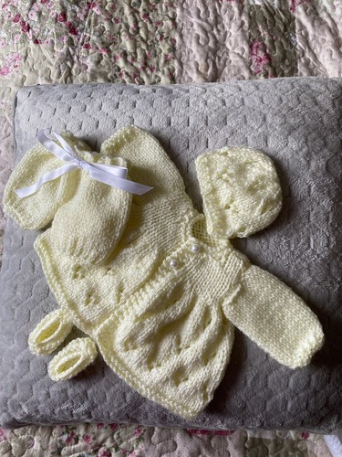 Hand knitted dolls clothes - knitted,
