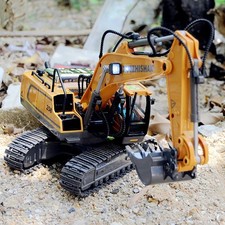 2.4G Remote Control Excavator 11-channel Alloy Dump Truck Bulldozer Engineering