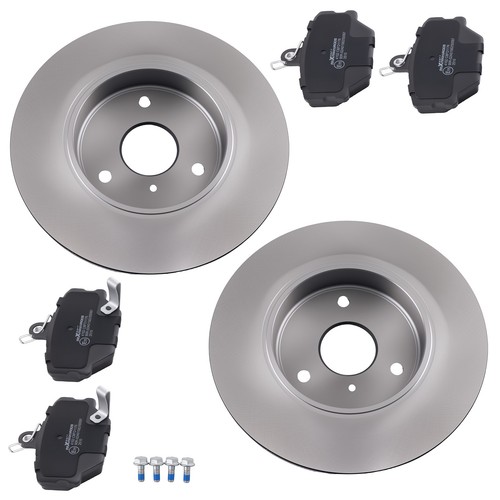 Front brake discs pads kit - front,