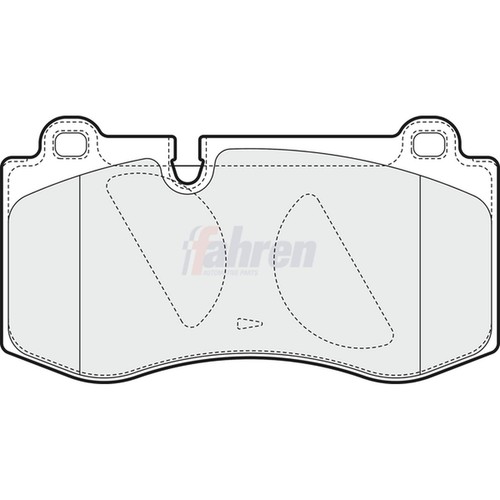 Brake pads set - set, mercedes