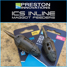 PRESTON INNOVATIONS ICS INLINE MAGGOT FEEDERS - ALL SIZES | MATCH/COARSE FISHING