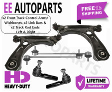 SKODA FABIA 2009-2015  FRONT TRACK CONTROL ARMS/WISHBONES LINKS & TRACK ROD ENDS