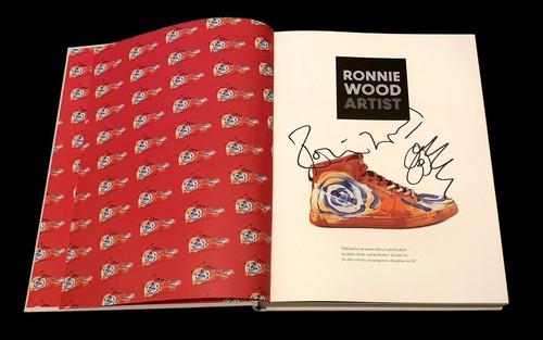 Signed ronnie wood - signed, book