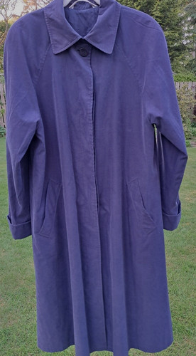 Vintage blue raincoat - vintage, m&s