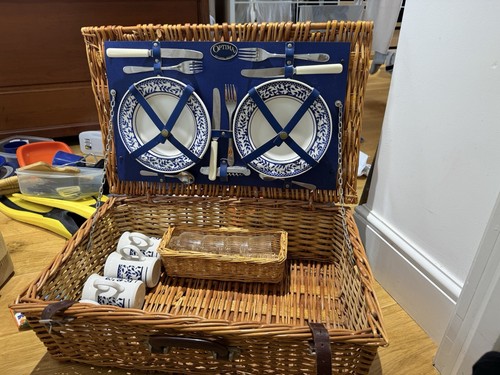 Vintage optima picnic hamper - optima,