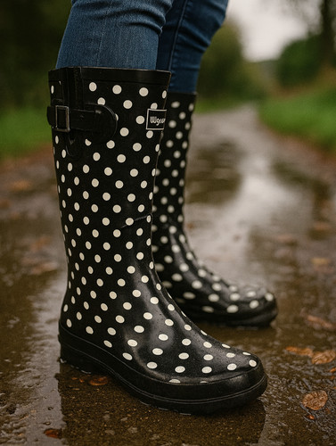 Womens wyre valley wellies - valley, 3-8