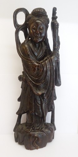 Chinese hand carved hardwood - hand-carved,