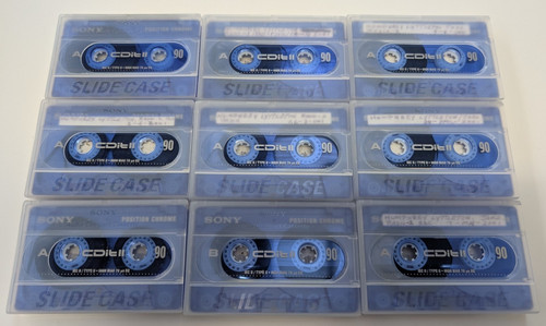 Nine tdk cdit - tdk, c90