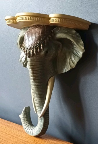 Decorative resin elephant wall - resin,
