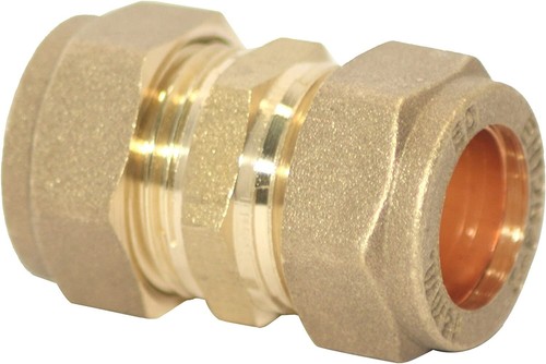 Compression 15mm brass - 15mm,
