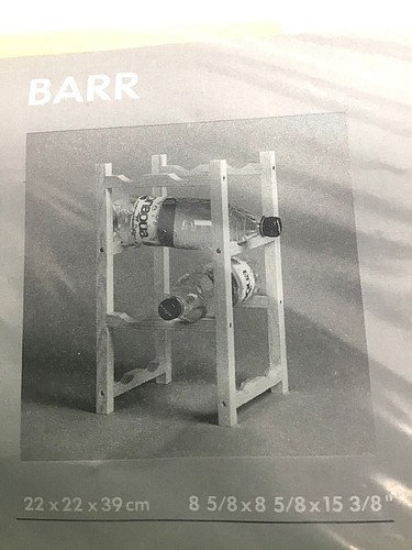 Ikea barr wood wine - "barr", rack-