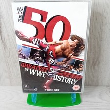 50 GREATEST FINISHING MOVES IN WWE HISTORY 3 DISC DVD BOX SET VINTAGE VERY RARE