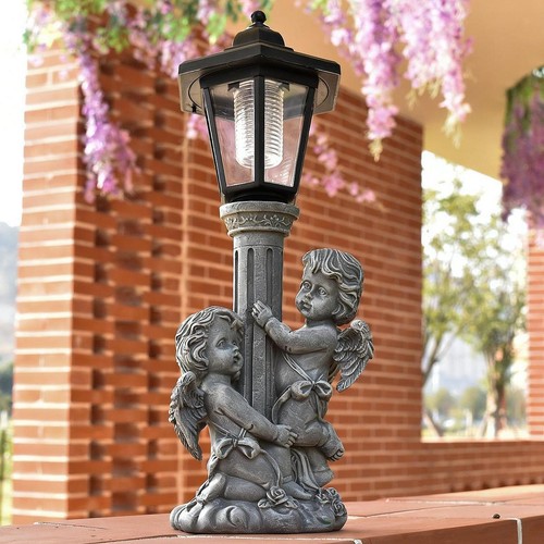 Garden angel sculpture - garden,