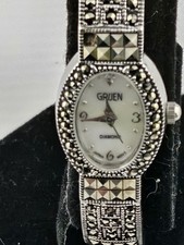 Gruen Diamond Marcasite Quartz