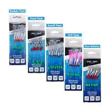 mackerel feathers sea fishing rigs lures 7 Hooks Sabiki Rig By Power Cast -UK