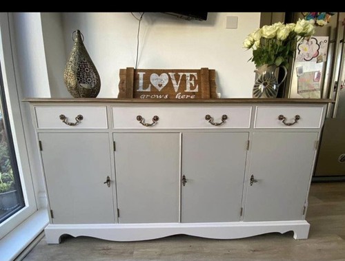Vintage upcycled cream and - upcycled,