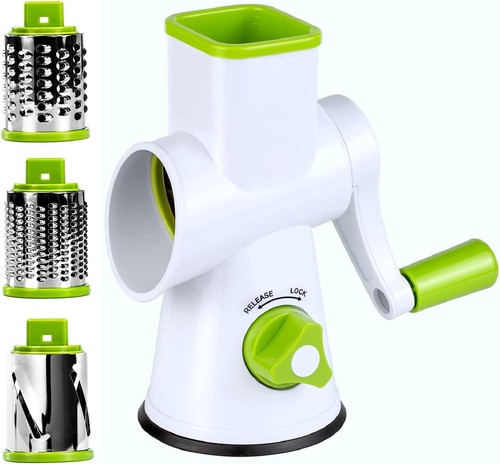 Rotary cheese grater round - cheese,