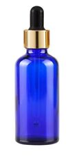 Cobalt Blue Glass Dropper Bottles 5ml - 100ml Cosmetic Pipette Spray Pump etc