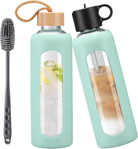 750ml glass water bottle - bottle, with