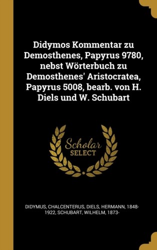 Didymus didymos kommentar zu - -,