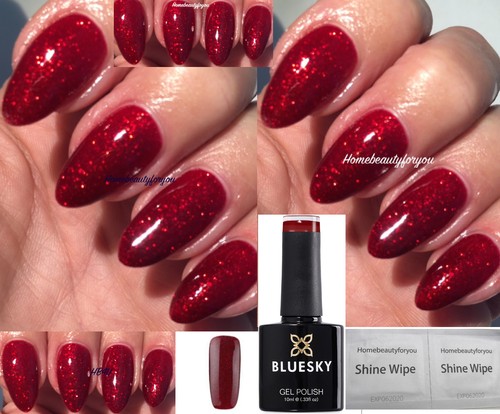Bluesky gel nail polish red - gel,