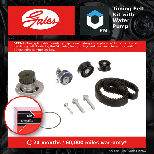 Timing belt water - water, pump