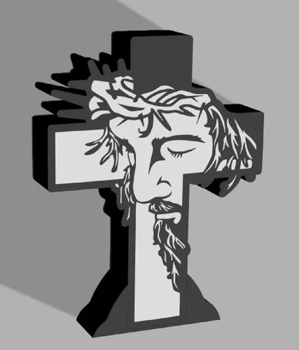 Jesus cross light box usb - jesus,
