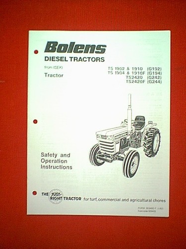 Bolens iseki diesel tractor - diesel,