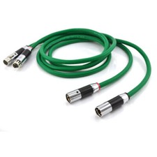 Pair Mcintosh 5N OFC XLR HiFi Audio Interconnect Cable &Carbon Fiber Connectors
